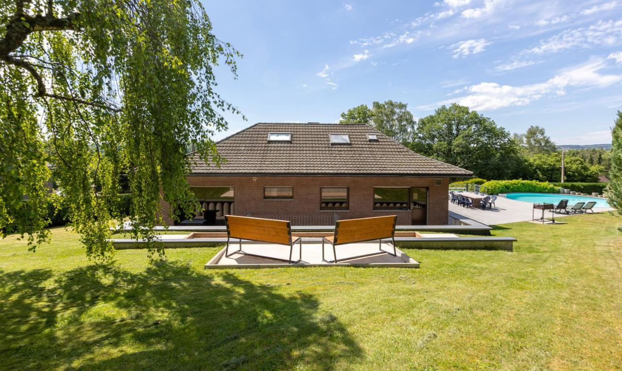 Luxueuse Et Spacieuse Villa Avec Sauna Et Piscine Malmedy Exterior photo
